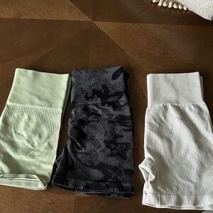 Multi-Pack Ribbed Leggings short